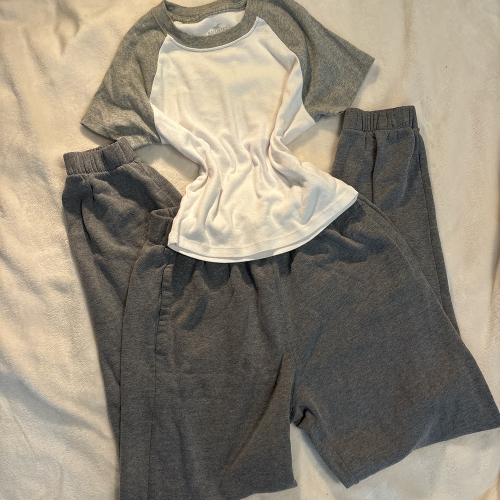 Gray Hollister Sweatpants
